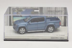 Volkswagen Amarok ブルーメタリック Minichamps 1:43 436058362 メタル - 画像 4/5