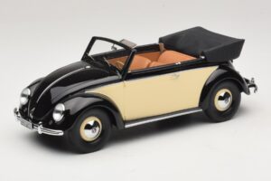 Volkswagen Beetle カブリオレ ブラック クリーム Minichamps 1:18 107054131 レジン