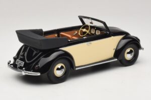 Volkswagen Beetle カブリオレ ブラック クリーム Minichamps 1:18 107054131 レジン - 画像 2/6