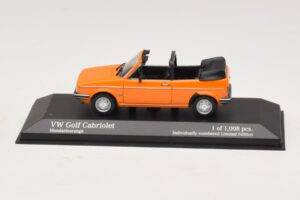 Volkswagen Golf Mk1 カブリオレ オレンジ Minichamps 1:43 400055131 メタル