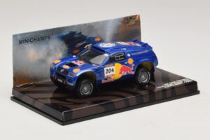Volkswagen Race Touareg Red Bull #204 J. Kleinschmidt / F. Pons Dakar Rally 2005 Minichamps 1:43 436045304 メタル - 画像 2/5