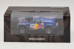 Volkswagen Race Touareg Red Bull #204 J. Kleinschmidt / F. Pons Dakar Rally 2005 Minichamps 1:43 436045304 メタル - 画像 5/5