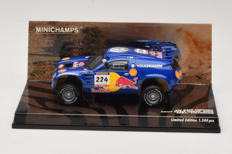 Volkswagen Race Touareg Red Bull #224 B. Saby / Stevenson Dakar Rally 2005 Minichamps 1:43 436045324 メタル
