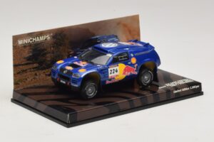 Volkswagen Race Touareg Red Bull #224 B. Saby / Stevenson Dakar Rally 2005 Minichamps 1:43 436045324 メタル - 画像 2/5