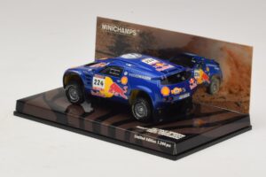 Volkswagen Race Touareg Red Bull #224 B. Saby / Stevenson Dakar Rally 2005 Minichamps 1:43 436045324 メタル - 画像 3/5