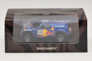 Volkswagen Race Touareg Red Bull #224 B. Saby / Stevenson Dakar Rally 2005 Minichamps 1:43 436045324 メタル - 画像 5/5