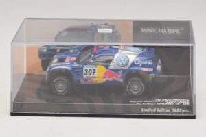 Volkswagen Race Touareg Red Bull #307 B. Saby / M. Perin Dakar Rally 2005 Minichamps 1:43 436055307 メタル - 画像 4/5