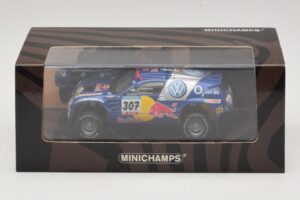 Volkswagen Race Touareg Red Bull #307 B. Saby / M. Perin Dakar Rally 2005 Minichamps 1:43 436055307 メタル - 画像 5/5