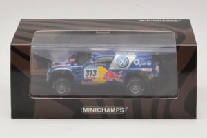 Volkswagen Race Touareg Red Bull #313 J. Kankkunen / J. Repo Dakar Rally 2005 Minichamps 1:43 436055313 メタル - 画像 5/5