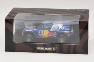 Volkswagen Race Touareg Red Bull #317 Gordon / von Zitzewitz Dakar Rally 2005 Minichamps 1:43 436055317 メタル - 画像 5/5