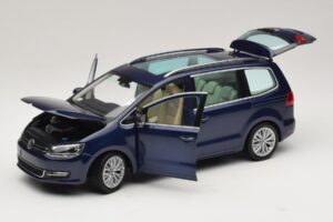 Volkswagen Sharan Blue Metallic Minichamps 1:18 110051000 メタル - 画像 2/8
