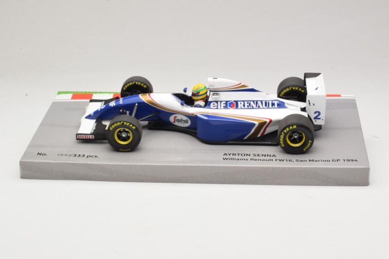 Williams FW16 Renault #2 A. Senna San Marino GP 1994 Minichamps 1:18 543941833 メタル