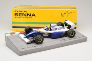 Williams FW16 Renault #2 A. Senna San Marino GP 1994 Minichamps 1:18 543941833 メタル - 画像 6/7
