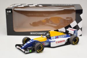 Williams Renault FW15C #0 D. Hill 1993 Minichamps 1:18 180930000 メタル - 画像 6/7