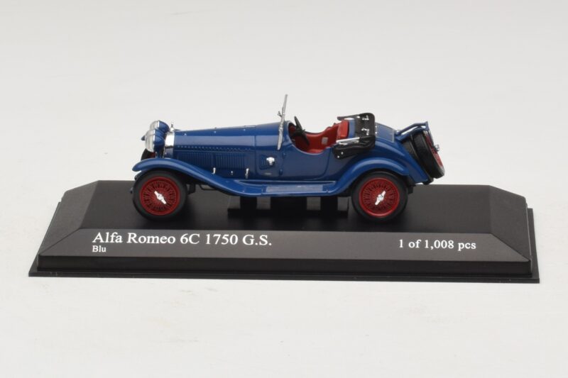 Alfa Romeo 6C 1750 G.S. ブルー Minichamps 1:43 400120431 メタル