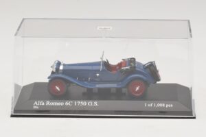 Alfa Romeo 6C 1750 G.S. ブルー Minichamps 1:43 400120431 メタル - 画像 4/5