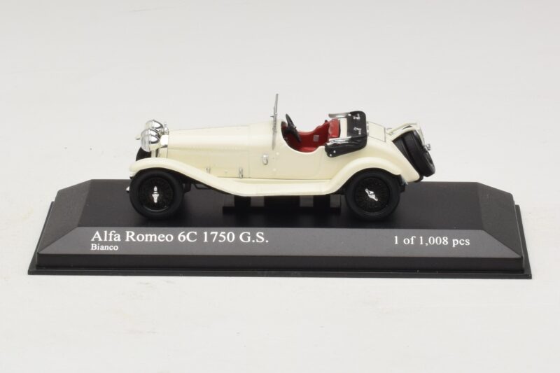 Alfa Romeo 6C 1750 G.S. ホワイト Minichamps 1:43 400120430 メタル