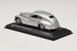 Alfa Romeo 6C 2500 Freccia d'Oro シルバー Minichamps 1:43 400120480 メタル - 画像 3/5