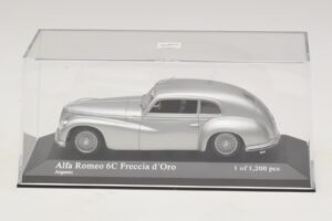 Alfa Romeo 6C 2500 Freccia d'Oro シルバー Minichamps 1:43 400120480 メタル - 画像 4/5