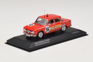 Alfa Romeo Giulia ONS Rennstreckensicherung 1973 Minichamps 1:43 400120994 メタル - 画像 2/5