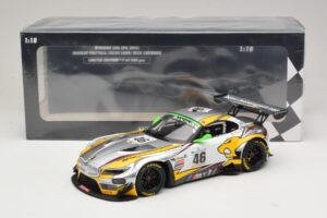 BMW Z4 GT3 #46 M. Palttala / L. Luhr 24 Hours of Spa Winner 2015 Minichamps 1:18 151152346 メタル - 画像 6/6