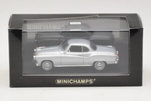 Borgward Isabella クーペ シルバー Minichamps 1:43 400096031 メタル - 画像 5/5