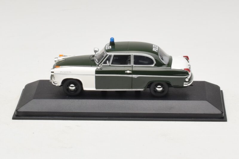 Borgward Isabella Polizei Frankfurt Minichamps 1:43 400096090 メタル