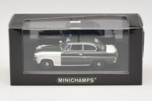 Borgward Isabella Polizei Frankfurt Minichamps 1:43 400096090 メタル - 画像 5/5