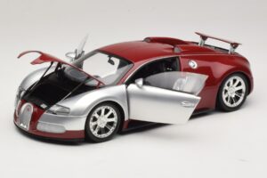 Bugatti Veyron Centenaire Edition Chrome Red Minichamps 1:18 100110851 メタル - 画像 2/8