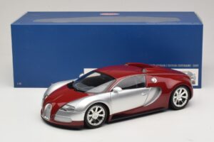 Bugatti Veyron Centenaire Edition Chrome Red Minichamps 1:18 100110851 メタル - 画像 8/8