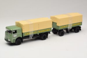 Bussing LU 11/16 フラットベッドトレーラー Schenker Minichamps 1:43 499073924 メタル