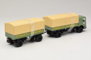Bussing LU 11/16 フラットベッドトレーラー Schenker Minichamps 1:43 499073924 メタル - 画像 2/6