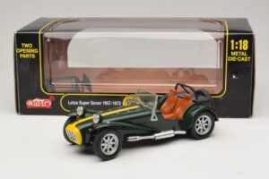 Caterham Super Seven グリーン Anson 1:18 30317-W1 メタル - 画像 6/6
