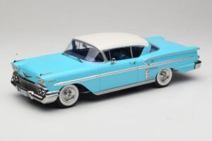 Chevrolet Bel Air Impala Coupe ターコイズ&クリーム KK-Scale 1:18 KKDC181593 メタル