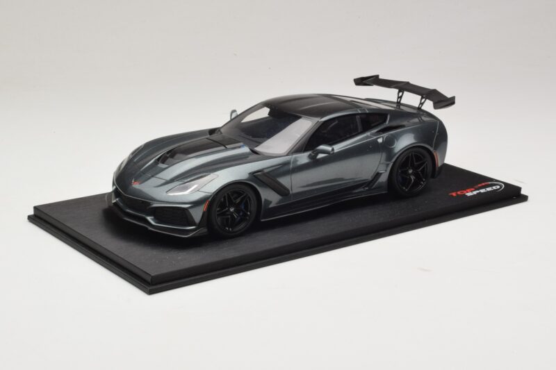 Chevrolet Corvette C7 ZR-1 Shadow Grey Metallic TopSpeed 1:18 TS0148 レジン