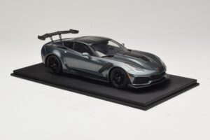 Chevrolet Corvette C7 ZR-1 Shadow Grey Metallic TopSpeed 1:18 TS0148 レジン - 画像 4/6
