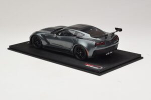 Chevrolet Corvette C7 ZR-1 Shadow Grey Metallic TopSpeed 1:18 TS0148 レジン - 画像 5/6