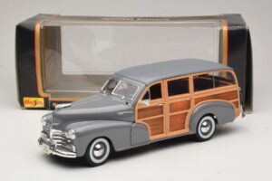 Chevrolet Fleetmaster Woody グレー Maisto 1:18 31854 メタル - 画像 8/8