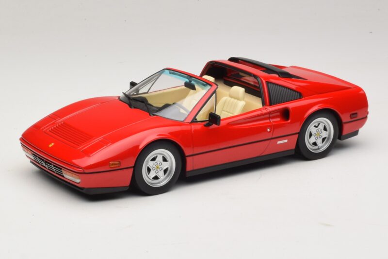 Ferrari 328 GTS USバージョン レッド Beverly Hills Cop II ベージュインテリア付き KK-Scale 1:18 KKDC181701 メタル