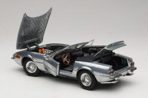 Ferrari 365 GTS Chrome Silver Hot Wheels 1:18 25738 メタル - 画像 5/8