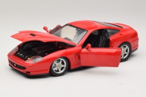 Ferrari 550 Maranello レッド Majorette 1:18 5974 メタル - 画像 2/8