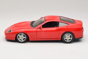 Ferrari 550 Maranello レッド Majorette 1:18 5974 メタル - 画像 4/8