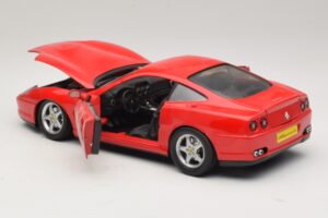 Ferrari 550 Maranello レッド Majorette 1:18 5974 メタル - 画像 5/8