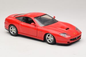 Ferrari 550 Maranello レッド Majorette 1:18 5974 メタル - 画像 6/8