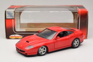 Ferrari 550 Maranello レッド Majorette 1:18 5974 メタル - 画像 8/8