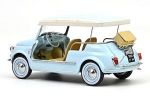 Fiat 500 Jolly ブルー Norev 1:18 187793 メタル - 画像 3/5
