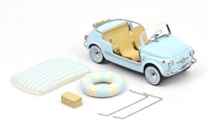Fiat 500 Jolly ブルー Norev 1:18 187793 メタル - 画像 5/5