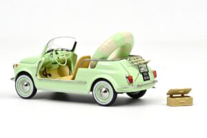 Fiat 500 Jolly グリーン Norev 1:18 187794 メタル - 画像 2/5