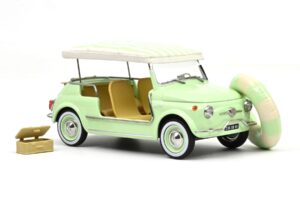 Fiat 500 Jolly グリーン Norev 1:18 187794 メタル - 画像 4/5