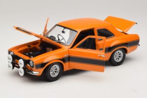 Ford Escort Mk1 RS1600 AVO オレンジ ブラックストライプ Minichamps 1:18 100688104 メタル - 画像 2/8